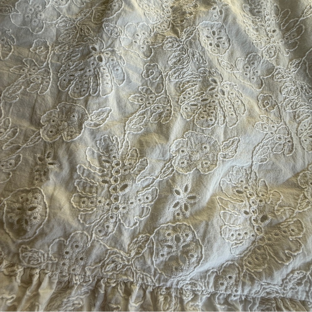 Sofia by Sofia Vergara White Eyelet Midi Skirt Size XXXL (3X) - Picture 9 of 11